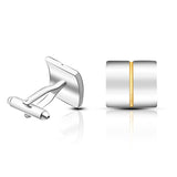 High Quality Smooth Metal Cufflinks – Everyday Gifts — 1