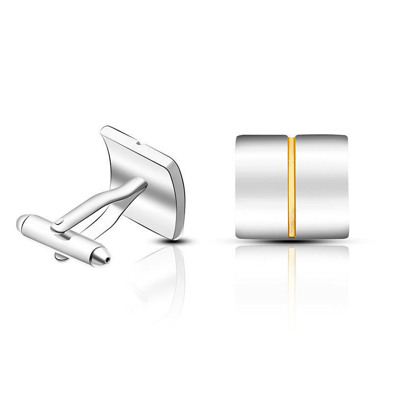 High Quality Smooth Metal Cufflinks – Everyday Gifts — 1