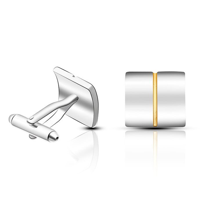 High Quality Smooth Metal Cufflinks – Everyday Gifts — 1