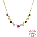 Fashionable S925 Sterling Silver Round Colorful – Jewelry Gift Ideas — 2