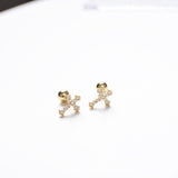 925 sterling silver simple cross stud – Everyday Gifts — 4