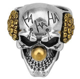 Clown Men Domineering Personality Skull Ring – Gifts for Him — 3