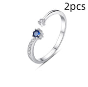 Adjustable Opening Of Star And Moon Ring – Stylish Gifts — 9