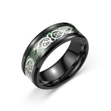 Stainless steel dragon pattern ring – Gift Ideas — 5