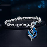 Silver Bracelet Women's Classic Opal Pendant – Jewelry Gift Ideas — 4