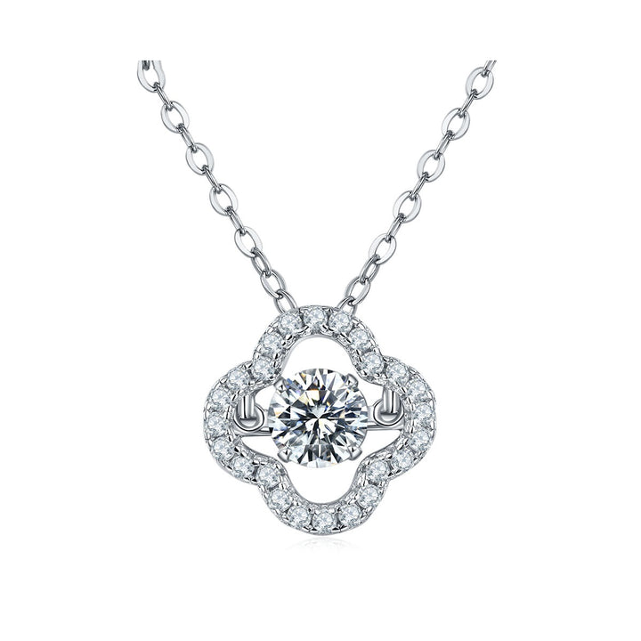 Smart Clover S925 Silver Gold Plated Moissanite – Jewelry Gift Ideas — 1