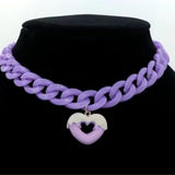 Personalized Versatile Necklace Chain Purple Love – Jewelry Gift Ideas — 1