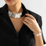 Hip Hop Cool Metal Punk Collar Elegant Necklace – Jewelry Gift Ideas — 1