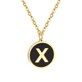 Golden English alphabet pendant – Jewelry Gift Ideas — 5