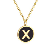 Golden English alphabet pendant – Jewelry Gift Ideas — 5