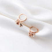 S925 Silver Starfish Shell Sweet Pearl Earrings – Birthday Gifts — 4