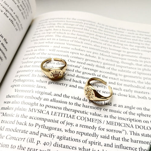 925 sterling silver Retro pattern rings – Stylish Gifts — 2