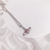 Classic Full Diamond Simple Shiny Saturn Pendant – Jewelry Gift Ideas — 13