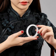 Women's Fine Material Beijing White Jade Flat – Jewelry Gift Ideas — 1