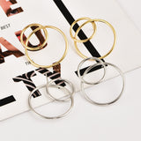 Fashion Simple Shape Trend 8 Word Ear Hoop Earrings – Stylish Gifts — 5