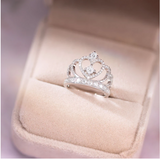 European and American Crown Ring with White – Special Occasion Gifts — 3