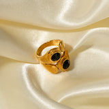 Women's Fashionable Asymmetric Zircon Ring – Gifts for Her — 1