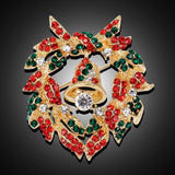 European And American Christmas Wreath Brooch – Jewelry Gift Ideas — 1
