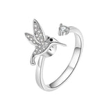 Women's Fashion Hummingbird Spinning Ring – Stylish Gifts — 4