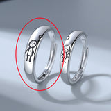 Simple Hand In Hand Lovers Ring – Small Gift Ideas — 2