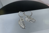 925 Sterling Silver Leaves Moissanite Ear Clips – Stylish Gifts — 12