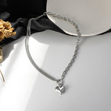 Heart Shaped Pendant Necklace With European – Jewelry Gift Ideas — 4