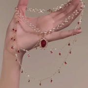 Copper Alloy Crystal Mermaid Princess Necklace – Jewelry Gift Ideas — 13