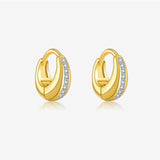 S925 Sterling Silver Earrings Zircon Simple And Light – Stylish Gifts — 3