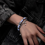 Multi Panel Reflective Pearl Bracelet – Jewelry Gift Ideas — 5