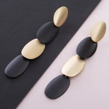 Women's Metal Oval Earrings European And American – Jewelry Gift Ideas — 1