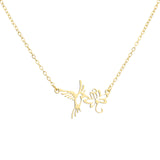 Women's Stainless Steel Flower Hummingbird – Jewelry Gift Ideas — 6