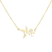 Women's Stainless Steel Flower Hummingbird – Jewelry Gift Ideas — 6