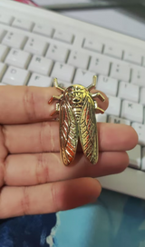Adjustable Large Brass Cicada Gothic Jewelry Ring – Jewelry Gift Ideas — 2