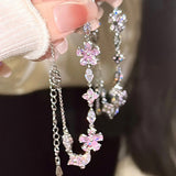 Women's Cherry Blossom Crystal Bracelet – Jewelry Gift Ideas — 19