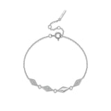 Rhombus S925 Silver Simple Sweet Cool Bracelet – Jewelry Gift Ideas — 5