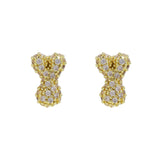 18K Brass Balloon Bubble Zircon Small Size Stud – Birthday Gifts — 5