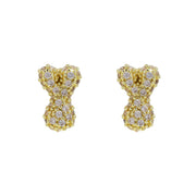 18K Brass Balloon Bubble Zircon Small Size Stud – Birthday Gifts — 5