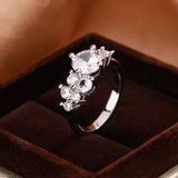 Round Artificial High Carbon Rhinestone Ring – Surprise Gifts — 4