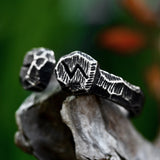 Nordic Viking Letter Stainless Steel Ring Titanium – Surprise Gifts — 6