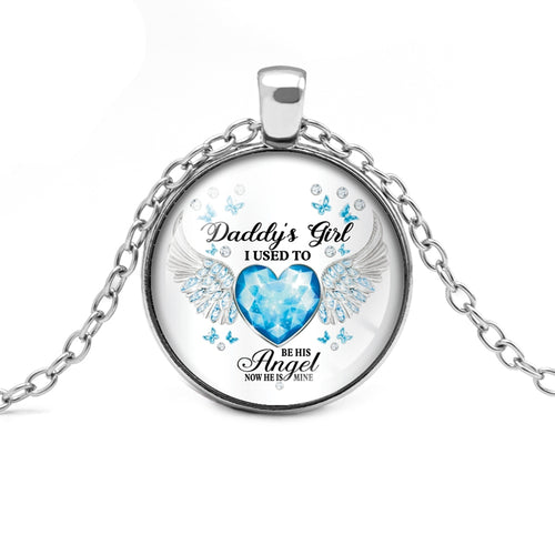 12 Colors Birthstone Angel Wings Necklace Daddy's – Jewelry Gift Ideas — 2