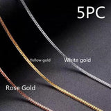 Rose Gold Clavicle Chain Necklace Fashion Women's – Jewelry Gift Ideas — 7