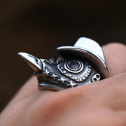 Long Beak Doctor Mask Titanium Steel Ring – Special Occasion Gifts — 1