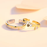Couple Ring S925 Sterling Silver Pair Ring Color – Gifts for Couples — 5