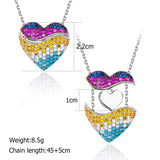 Heart Pendant Ladies Heart Necklace – Jewelry Gift Ideas — 6