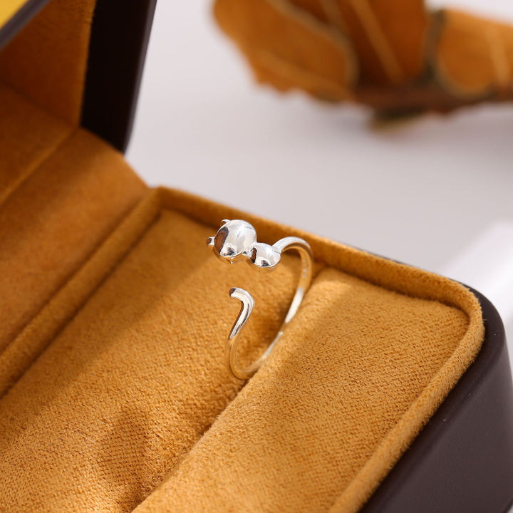 Cute Fashion Cat Simple Ring Female – Stylish Gifts — 3