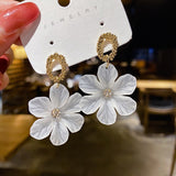 Fashion Elegant Acrylic Flower Earrings – Stylish Gifts — 5
