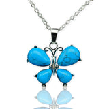 Natural Stone Crystal Small Butterfly Alloy – Jewelry Gift Ideas — 9