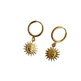 18K Gold Earrings Temperament Light Luxury Sun – Jewelry Gift Ideas — 3