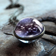 Cosmic Galaxy Nebula Double-sided Spherical Time – Jewelry Gift Ideas — 15