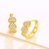 Slightly Inlaid With Zirconium Love Ear Ring – Gifts for Couples — 6